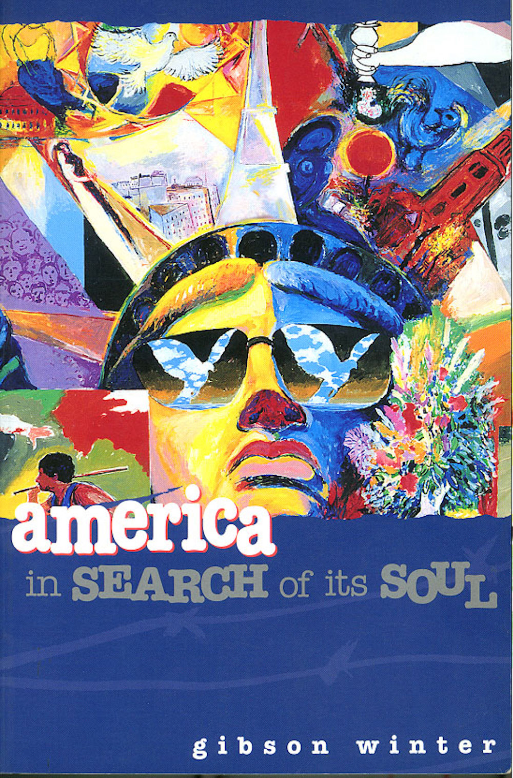 陳氏強有力的作品「自由永恆的怒嚎」 成為「美國探索她的靈魂」一書的封面。